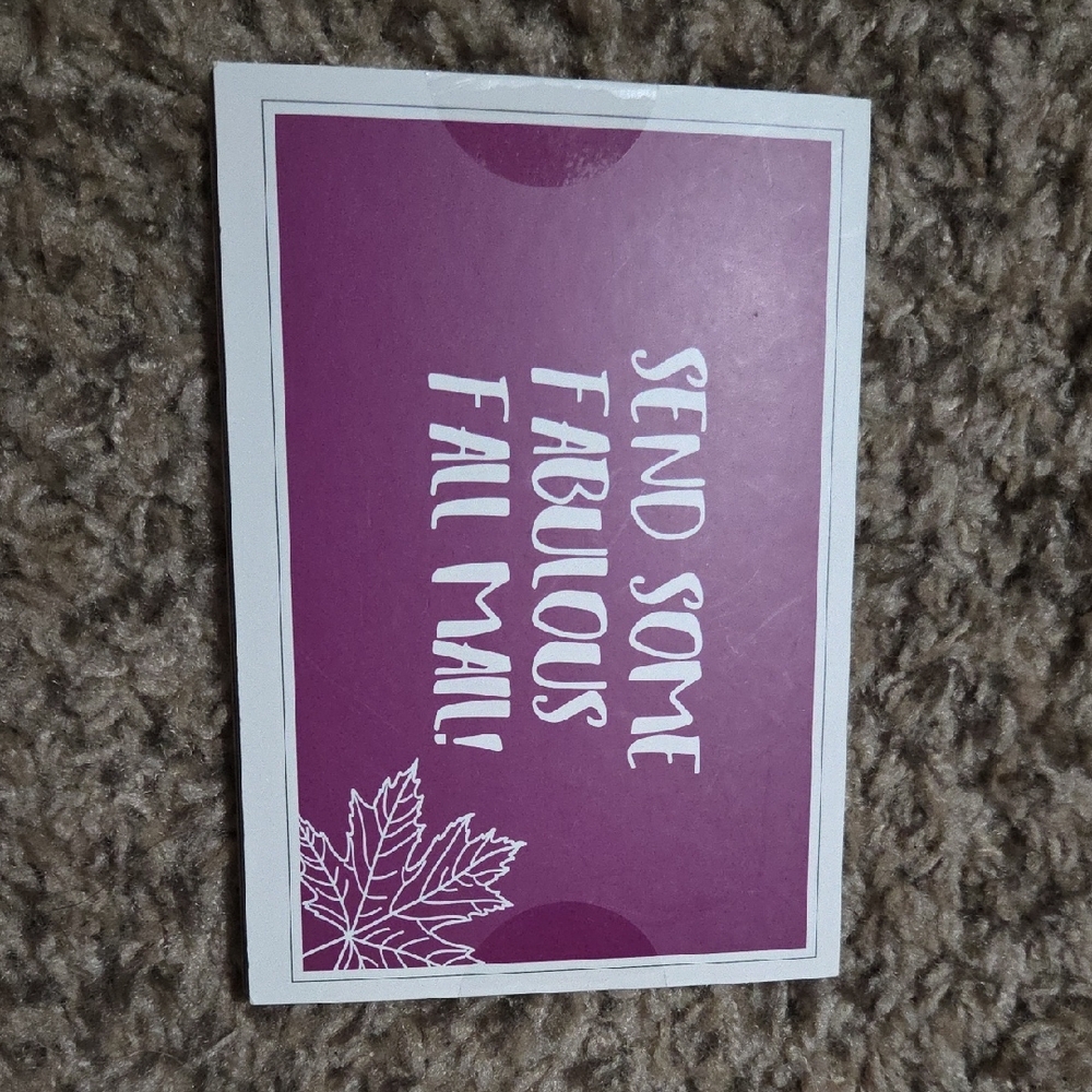Fall Themed Postcards